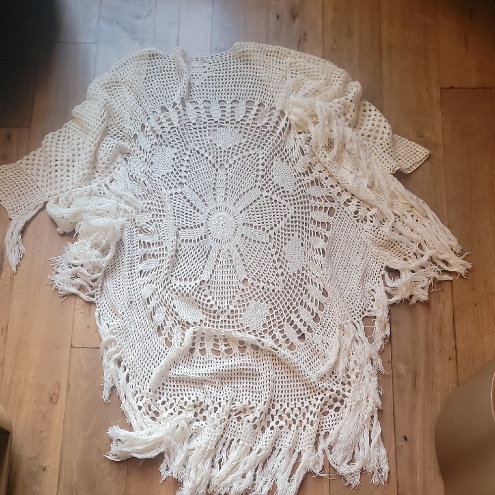 Spell Ivory Crochet Top